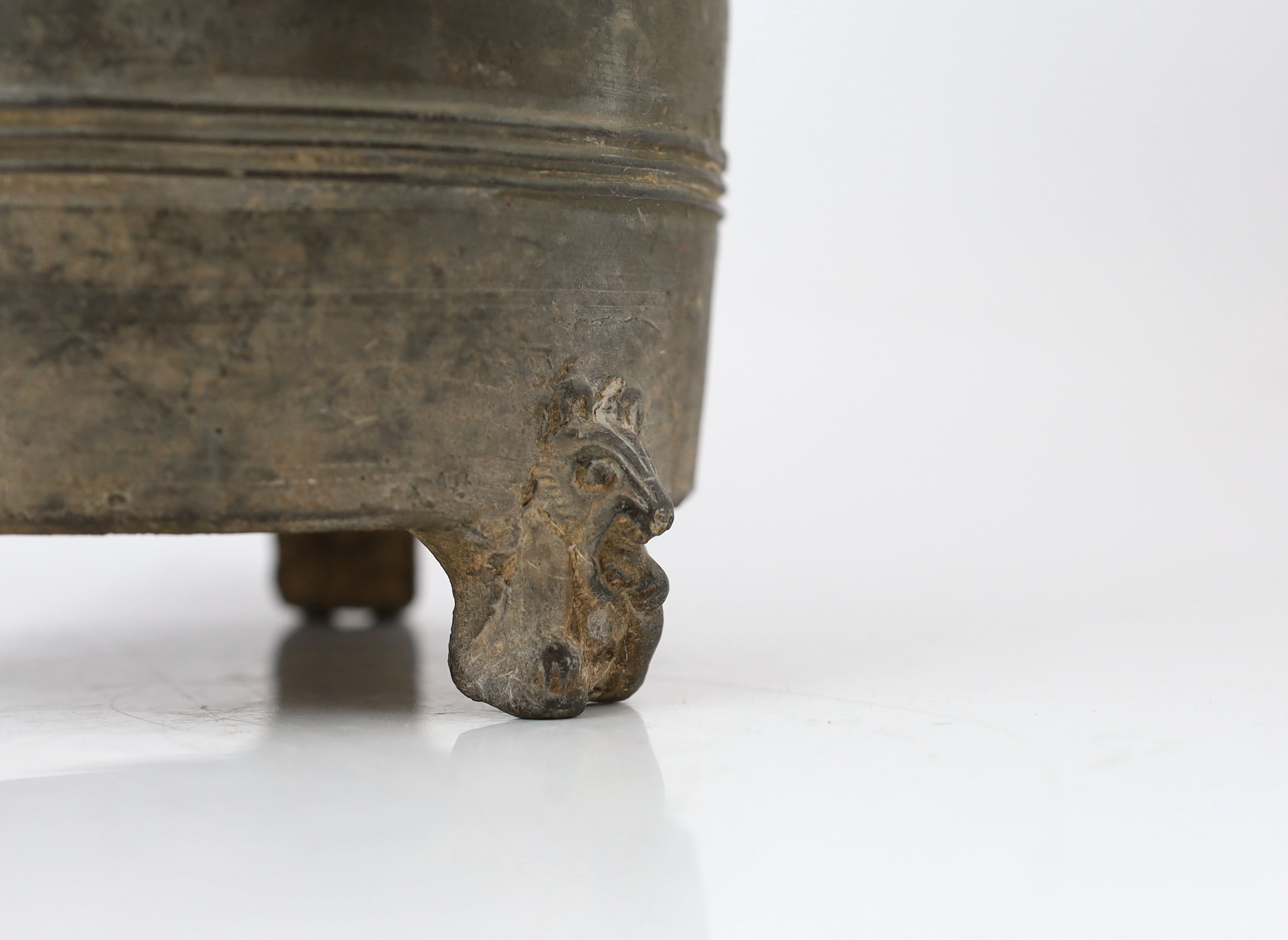 A Chinese pottery model of a granary, Han dynasty (202BC - 220AD)